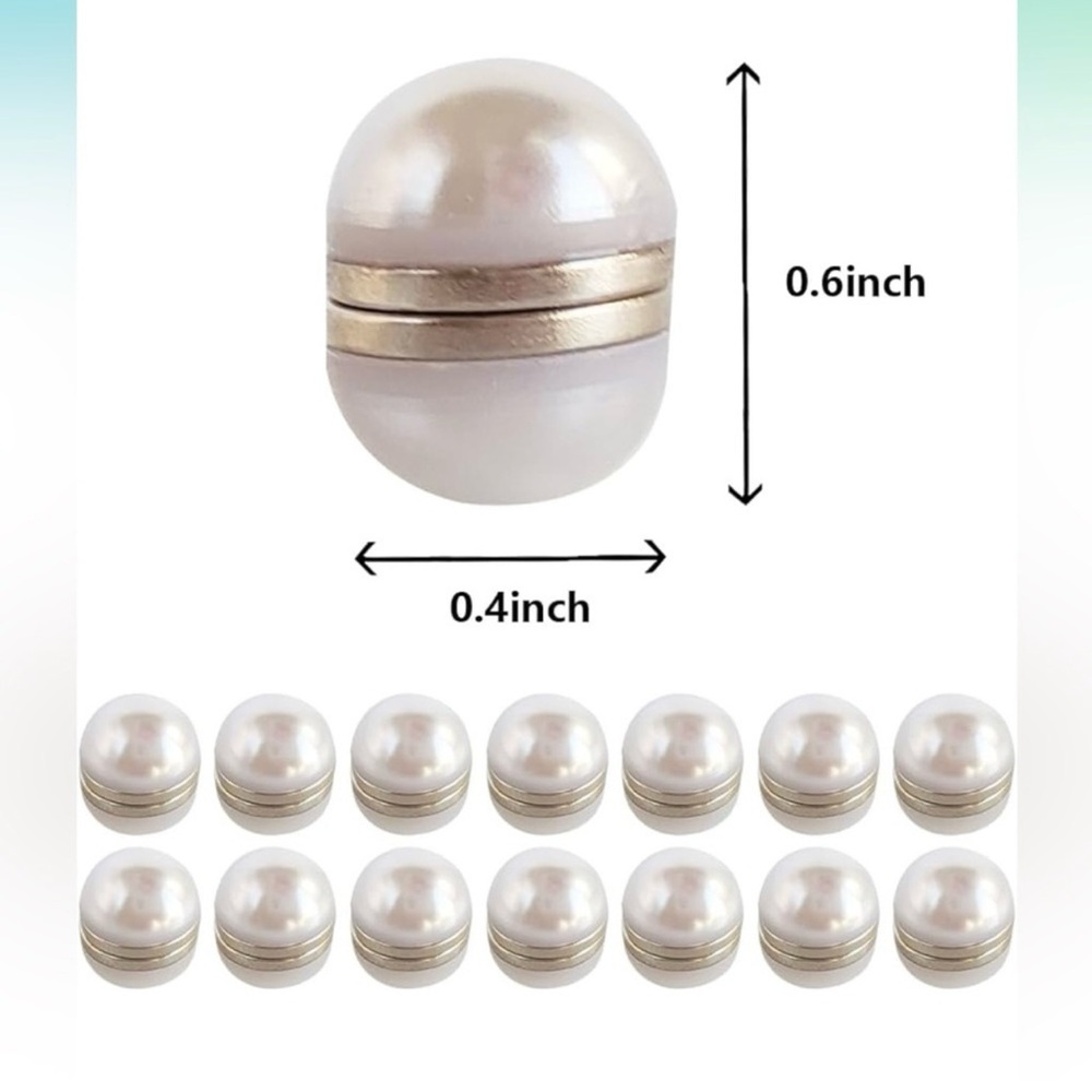 13 pearl wedding veil weights- NEVER USED